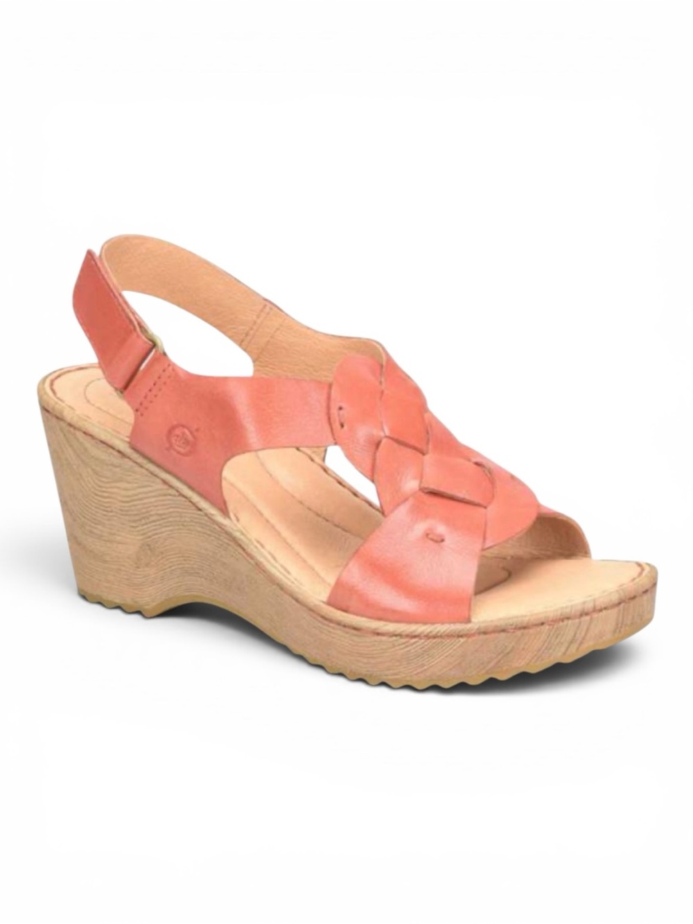 NWOT Born Nina Rust Wedge Platforms 8